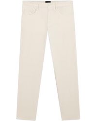 BOSS - Logo-Patch Straight-Leg Trousers - Lyst