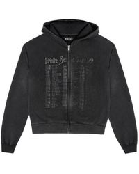MISBHV - Graphic-Print Zip-Up Hoodie - Lyst