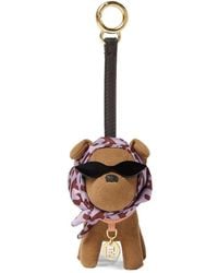 Fendi - Fabric Charm With Ff Foulard - Lyst