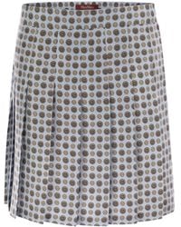 Max Mara - Studio Madison Pleated Skirt - Lyst