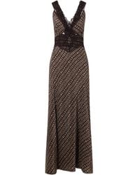 SIR. - Astrid Satin And Lace Cut-Out Dress - Lyst