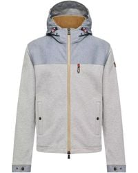 Moncler - Grenoble Color-Block Zip-Up Hooded Jacket - Lyst