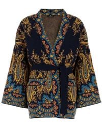 Etro - Paisley Print Cape - Lyst