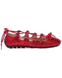 Simone Rocha - Lace-Up Ballet Shoes - Lyst