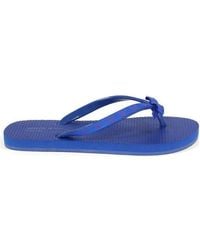 Armani Jeans - Logo Details, Flip-Flops - Lyst