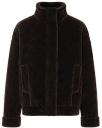 Arma - Paula Velvet Zip-Up Jacket - Lyst