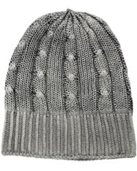 Avant Toi - Cable-Knit Beanie Hat - Lyst
