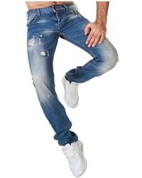 Armani Jeans - Logo Details Jeans - Lyst