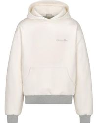 Dior - Homme Logo Detailed Long-Sleeved Hoodie - Lyst