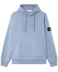 Stone Island - Logo Patch Drawstring Hoodie - Lyst