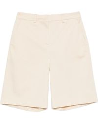 Patrizia Pepe - Logo-Detail Tailored Shorts - Lyst