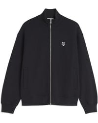 Maison Kitsuné - Fox Head Zip-Up Sweatshirt - Lyst