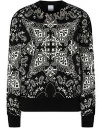 Pinko - Mindelo Bandana Printed Crewneck Sweatshirt - Lyst