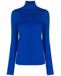 Stella McCartney - Funnel-Neck Long-Sleeve Top - Lyst