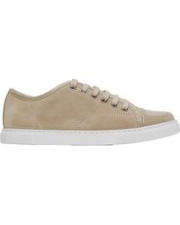 Lanvin - Dbb1 Suede And Patent Leather Sneakers - Lyst