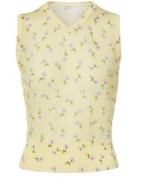Jil Sander - Floral Cotton-Blend Top - Lyst