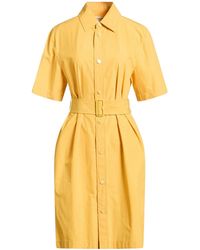 Burberry - Midi Dress Cotton, Polyester - Lyst