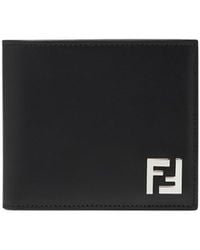 Fendi - Ff Squared Bi-Fold Wallet - Lyst