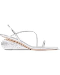 Jonathan Simkhai - Bridget Shell Wedge Sandals - Lyst