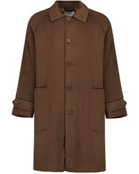Officine Generale - Officine Générale Bryce Single-Breasted Coat - Lyst