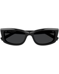 Saint Laurent - Eyewear Cat Eye Frame Sunglasses - Lyst