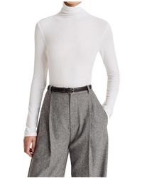 Vince - Essential Long-Sleeve Turtleneck Top - Lyst