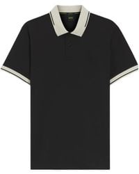 BOSS - Tipped-Trim Polo Shirt - Lyst