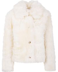 Yves Salomon - Long-Sleeved Lamb-Fur Jacket - Lyst