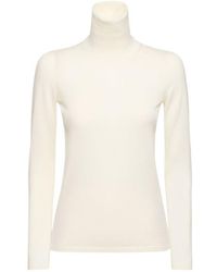 Max Mara - High-Neck Knitted Sweater - Lyst