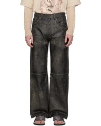 Acne Studios - Faded Leather Pants - Lyst