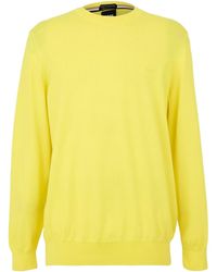 BOSS - Pascas Cotton Long Sleeve Crew Neck Jumper - Lyst