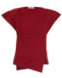 Isabel Marant - Asymmetric Short-Sleeved T-Shirt - Lyst