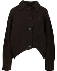The Attico - Cashmere And Wool Cardigan - Lyst