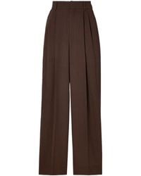 Petar Petrov - Casual High Waist Wide Leg Pants - Lyst