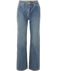 Jil Sander - High-Rise Straight-Leg Jeans - Lyst