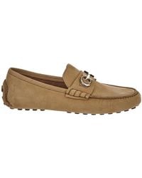 Ferragamo - Grazioso Logo Plaque Loafers - Lyst