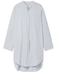 The Row - Long-Sleeve Silk Shirt - Lyst