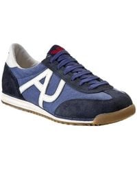 Armani Jeans - Logo Details Casual Sports Shoes - Lyst