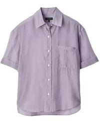Rag & Bone - Collared Short-Sleeved Shirt - Lyst