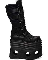Vetements - X New Rock Collaboration Platform Tower Mid-Calf Boots - Lyst