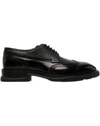 McQueen - Round Head Lace-Up Business Shoes - Lyst