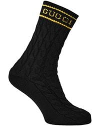 Gucci - Logo Socks - Lyst