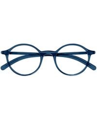 Montblanc - Eyewear Round Frame Glasses - Lyst