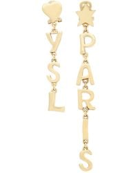 Saint Laurent - Bo Paris Drop Earrings - Lyst
