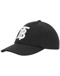 Burberry - Monogram Embroidered Baseball Cap - Lyst