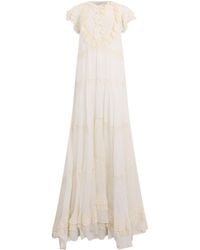 Philosophy Di Lorenzo Serafini - Ruffled Maxi Dress - Lyst