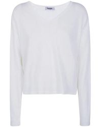Baserange - V-Neck Knitwear - Lyst