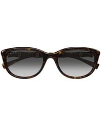 Gucci - Eyewear Round Frame Sunglasses - Lyst