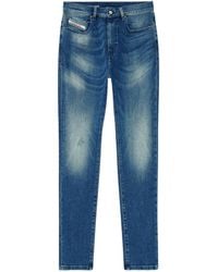 DIESEL - 2019 D-Strukt Logo Jeans - Lyst