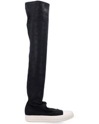 Rick Owens - Round Toe Knee-Higth Boots - Lyst
